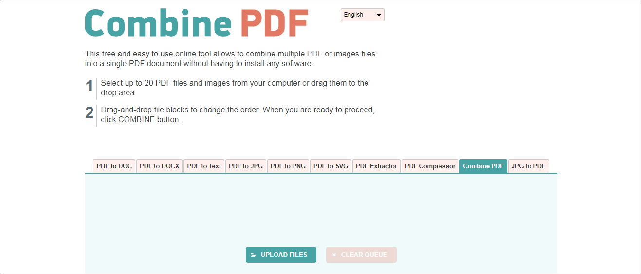 Merge PDFs with CombinePDF