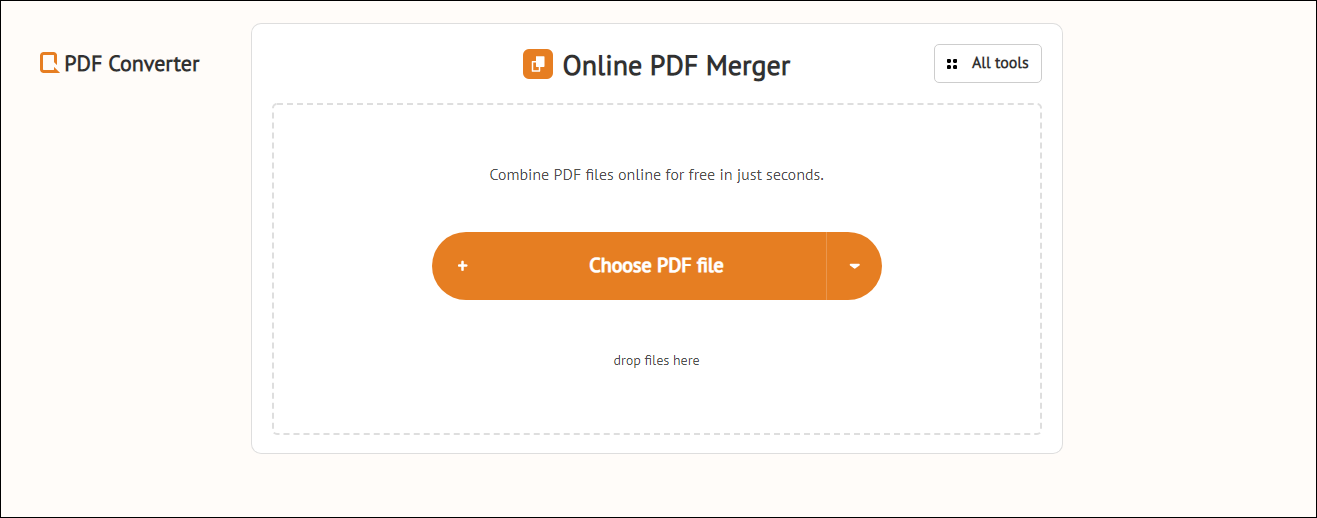Merge PDFs with FreePDFConvert