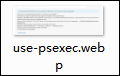 The thumbnail of a WebP file