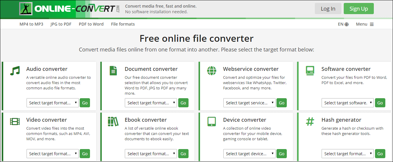 Convert WebP to JPG using Online-Convert