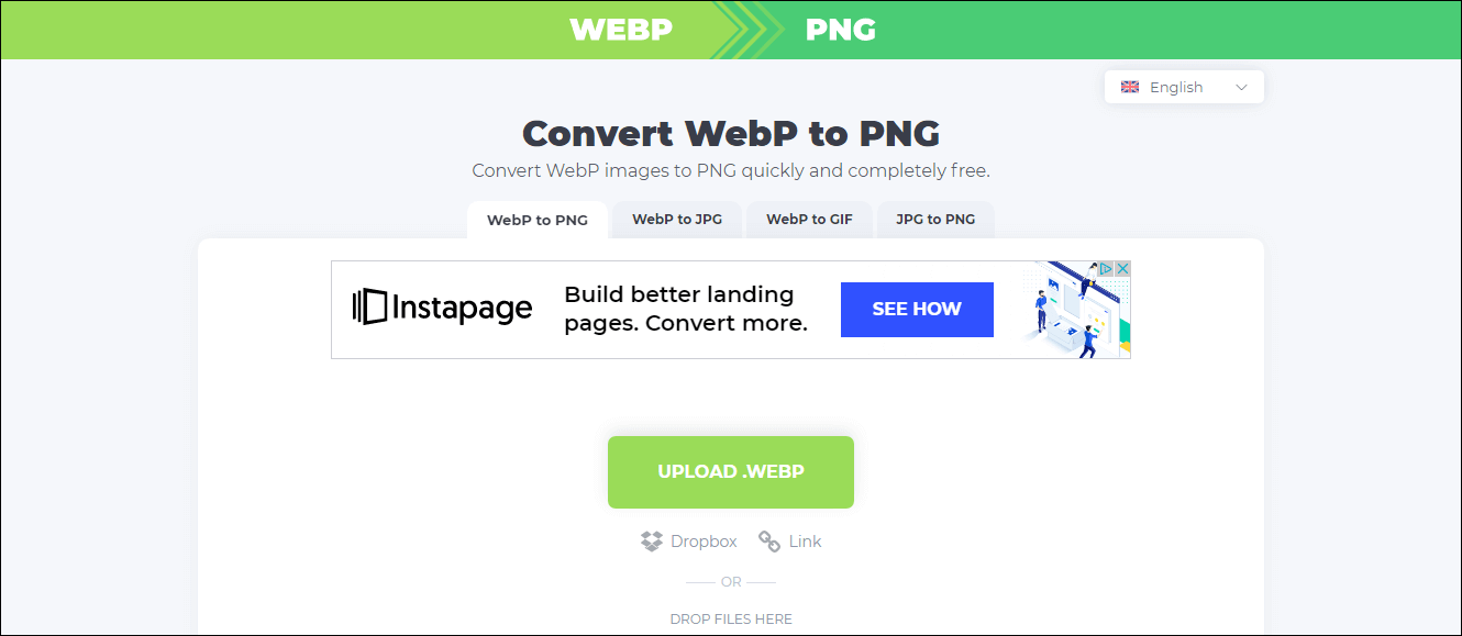 Convert WebP to PNG using WebPtoPNG