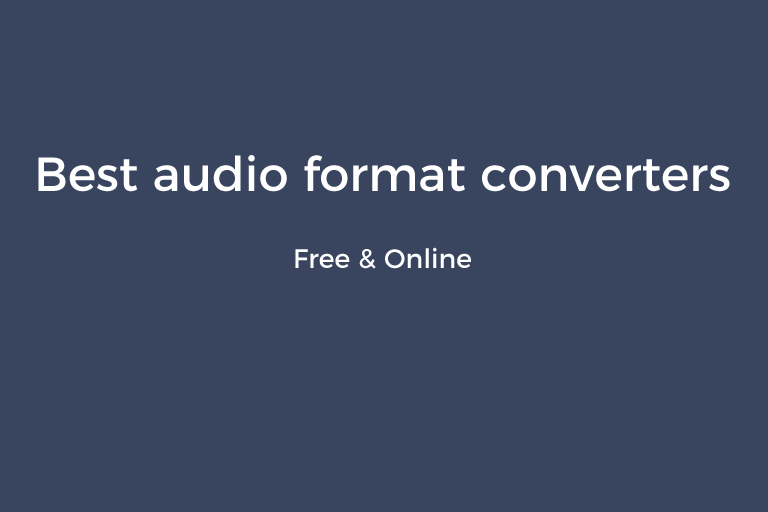 Best online audio converters