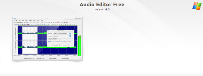 Amplify the sound of audio files using Leapic Audio Editor Free