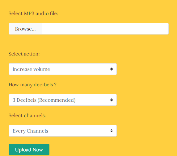 Amplify the sound of audio files using MP3Louder