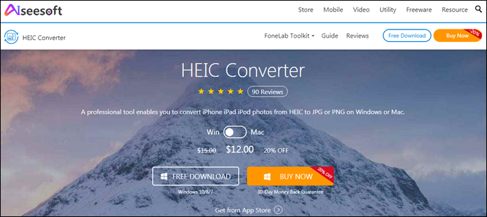 Convert HEIC to PNG and JPG/JPEG using Aiseesoft HEIC Converter