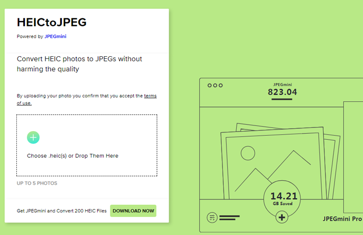 Convert HEIC to JPEG using HEICtoJPEG