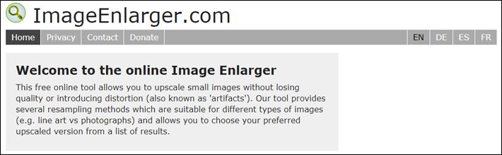 Online Image Enlarger