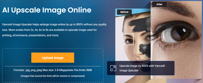 Vance AI Image Upscaler